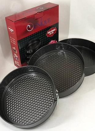 🔥 набір форм для випікання роз'ємні 3 шт