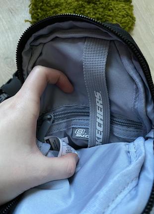 Плоская сумка через плечо skechers унисекс оригинал