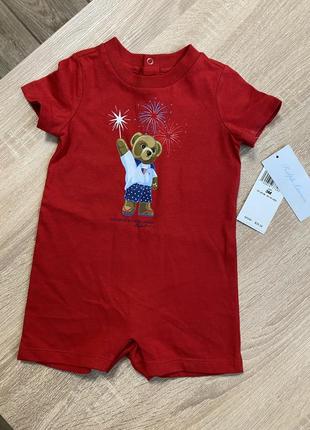 Песочник- боди polo ralph lauren оригинал