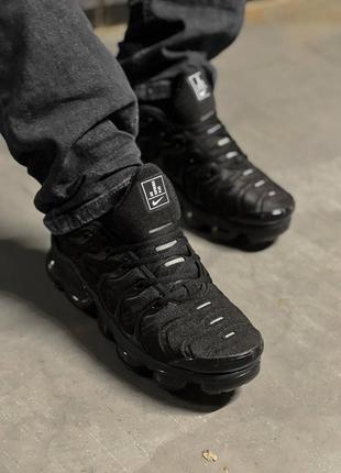 Мужские кроссовки nike air vapormax plus black6 фото
