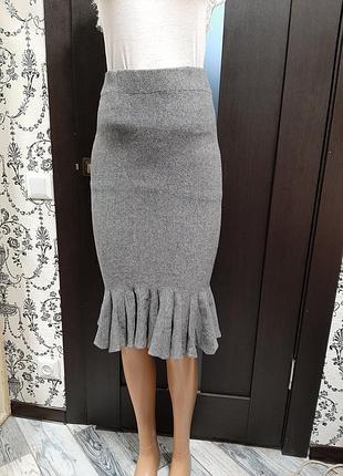 Юбка трикотажная