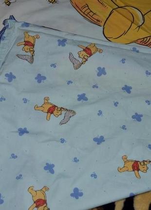 Якісна полуторне ліжко постільна білизна двостороннє вінні пух дісней disney