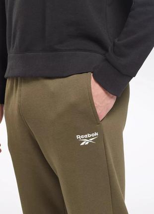 Reebok identity fleece jogger спортивні штани джогери фліс теплі original usa new3 фото