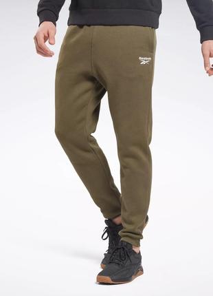 Reebok identity fleece jogger спортивные штаны джоггеры флис теплые original asa new