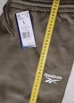 Reebok identity fleece jogger спортивні штани джогери фліс теплі original usa new9 фото