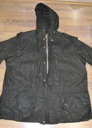 Barbour l-xl куртка ветровка вакс плащёвка оригинал