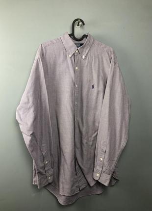 Оригинальная, винтажная рубашка polo ralph lauren