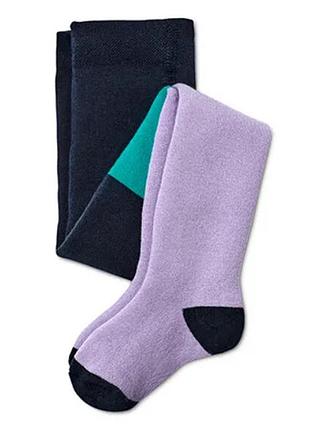 Якісні махрові колготки по всій довжині з біо бавовни, tchibo(німеччина) розмір 122-128