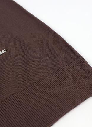 Мужская кофта (свитер/свитшот), мягкий приятный материал (хлопок), цвет коричневый