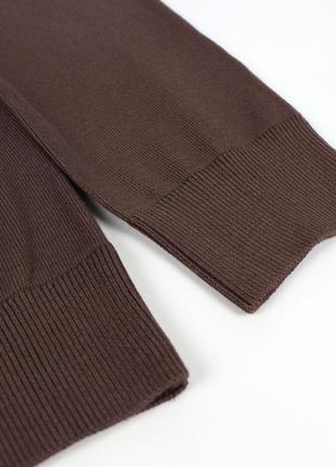 Мужская кофта (свитер/свитшот), мягкий приятный материал (хлопок), цвет коричневый
