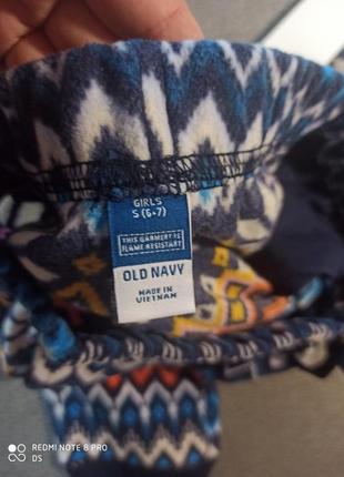 Флісові домашні штани old navy на 6-10 років5 фото