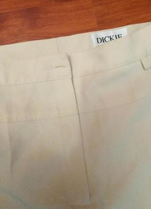 Бежеві демісезонні з високою талією штани палаццо від бренду dickies6 фото