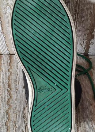 Оригинальный кожаный мужской кроссовки-кеды фирмы lacocte