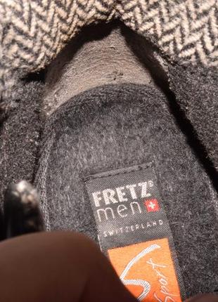 Fretz men горизонтальноx gore-tex ботинки мужские зимние непромокаемые. швейцария. оригинал. 43 р./28 см.6 фото