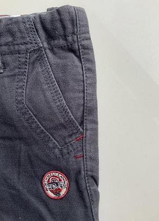 Chicco 6/9/12 утепленные брюки брюки на холодную осень весну3 фото