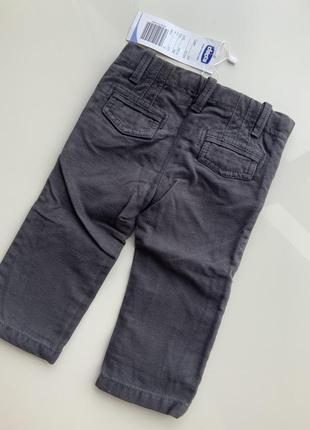Chicco 6/9/12 утепленные брюки брюки на холодную осень весну6 фото