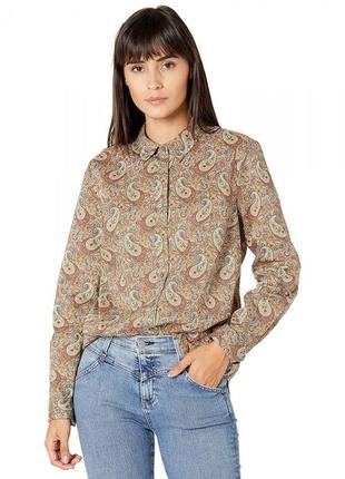 Рубашка j.crew perfect shirt in liberty® lee manor paisley print, р.с