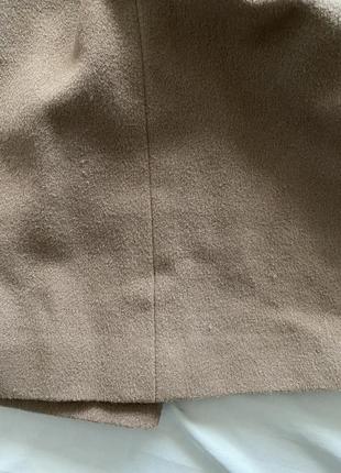 Пальто двубортное классическое прямое с поясом теплое zara mango cos h&amp;m7 фото