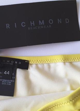 Супербрендовый купальник  richmond лимонного цвета 44 размер, s, италия3 фото