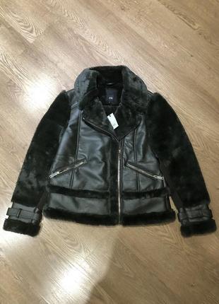 Авиатор джекет, дубленка river island aviator3 фото