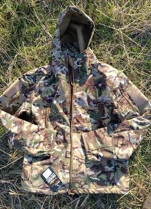 Куртка тактическая демисезонная soft shell jacket sharkskin multicam