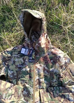 Куртка тактична демісезонна soft shell jacket sharkskin multicam