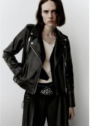 Куртка косуха байкерская куртка авиатор zara
