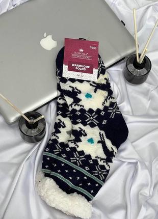 Женские подростковые теплые носки валянки на меху зима с тормозами 18 цветов8 фото