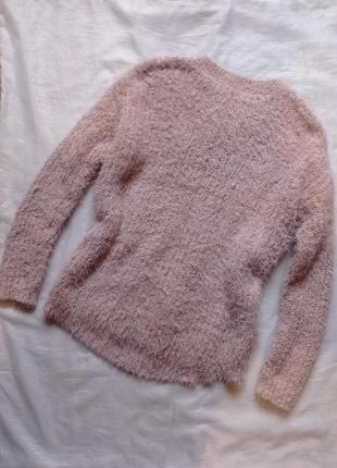 Пушистый теплый зимний свитер2 фото
