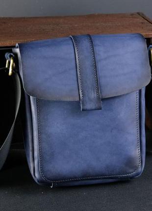 Кожа. ручная работа. мужская сумка. черная кожаная барсетка