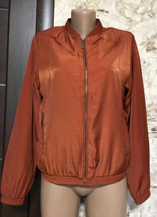 Теракотовий бомбер,куртка,вітровка Luriane jeans