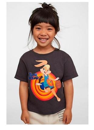 Футболка tune squad h&m🍦 возраст 4-6лет