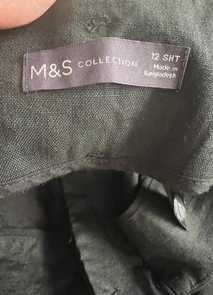 Джинсы m&amp;s натуральный лён5 фото