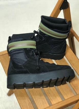 Черевики puma x fenty scuba boot black ботинки4 фото