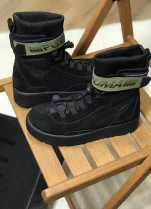 Черевики puma x fenty scuba boot black ботинки6 фото