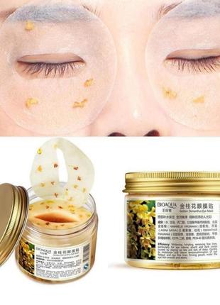 Bioaqua golden osmanthus eye mask  маска- патчі для очей2 фото