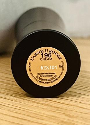 Оригінал помада кремова для губ lancome l'absolu rouge cream 1965 фото