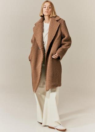 Пальто шуба тедди h&m 09435120012 фото