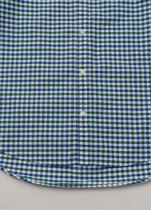 Gant oxford gingham regular shirt  чоловіча сорочка5 фото