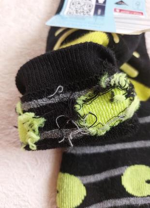 Брендовые теплые махровые носки со стоперами нижняя5 фото