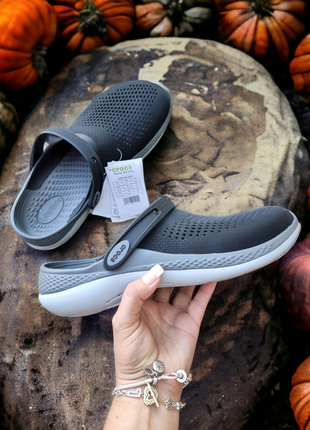 Мужские шлепанцы сабо, клоги crocs literide 360