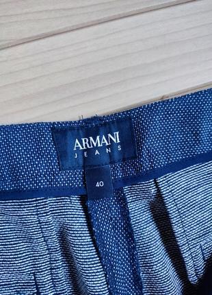 Льняные брюки штаны хлопок + лён armani jeans fadiotta ☕ 40eur/наш 44р3 фото