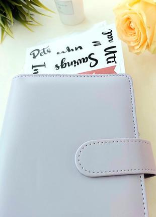 Набор: байндер/блокнот/папка для сбережений+12 зип-конвертов+наклейки