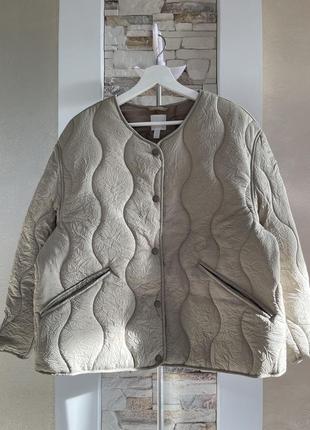 Женская оверсайз стеганая куртка h&m