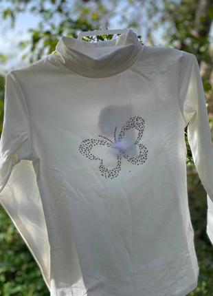 Гольф для девочек с микроначесом, f&d, 6,12 лет 2