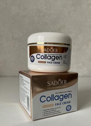 Крем для лица с коллагеном sadoer collagen cream 100 грамм1 фото