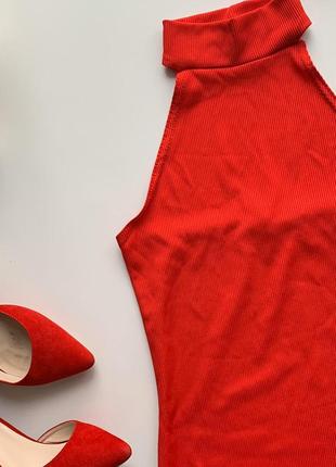 👗эффектное красное платье/облегающее красное платье с чокером/красное короткое платье👗9 фото