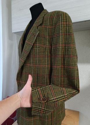 Твидовый шерстяной с кашемировый пиджак блейзер hugo boss3 фото