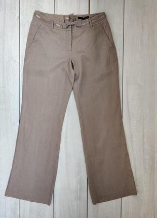 Якісні круті жіночі широкі штани льон 10 р пояс 39 см