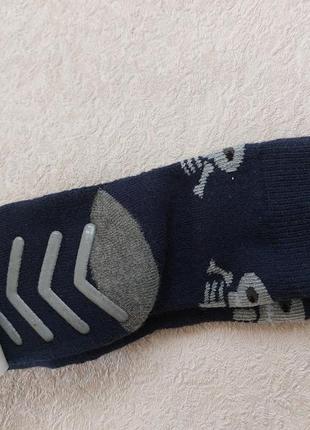 Брендовые теплые махровые носки со стоперами3 фото